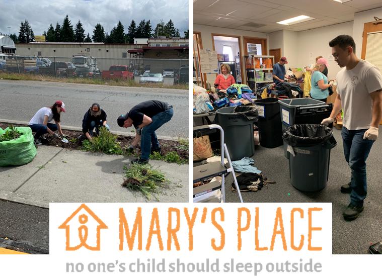 Northgate office Volunteering at Marys Place